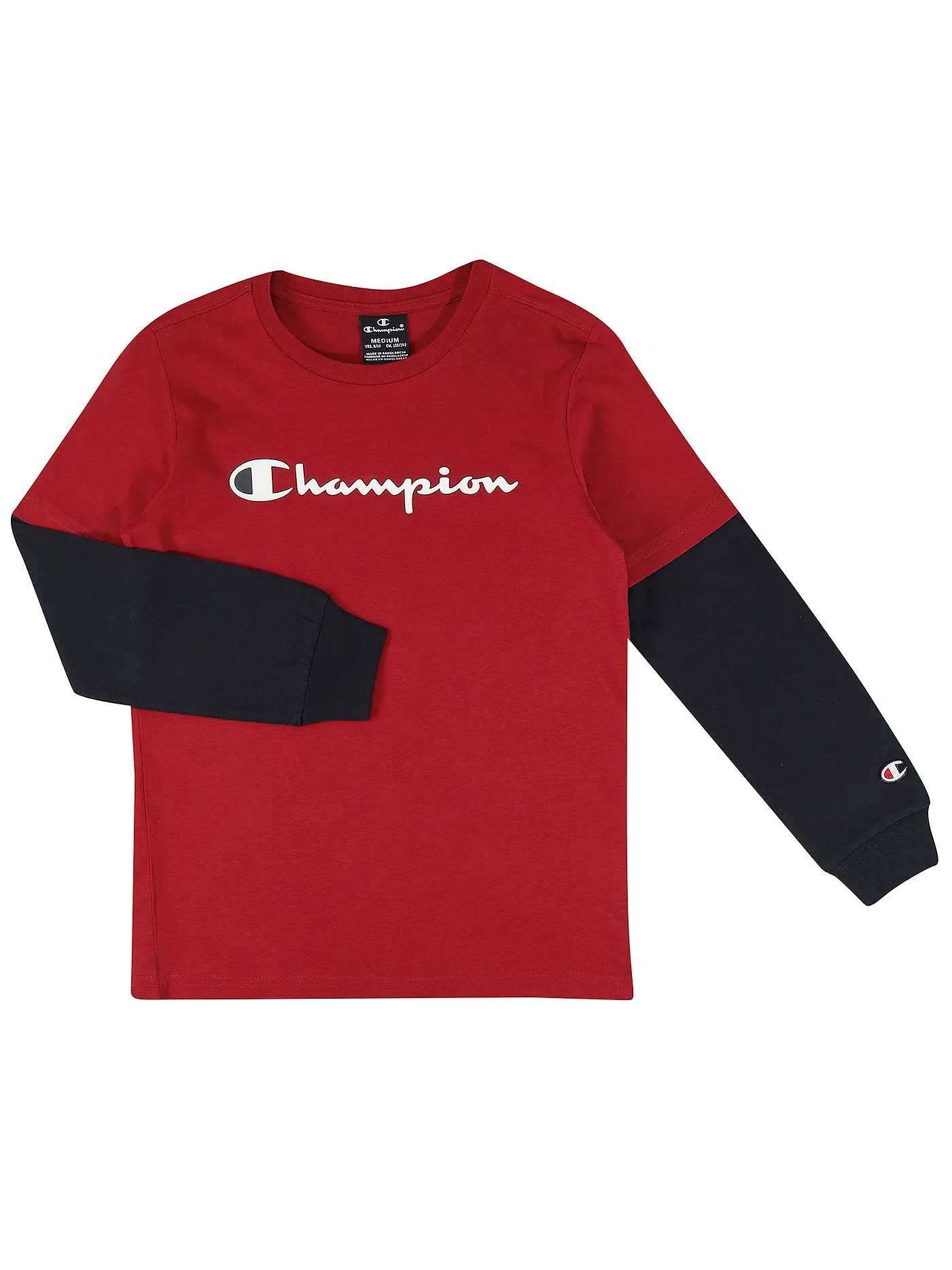 CHAMPION | Jungen Langarmshirt | rot